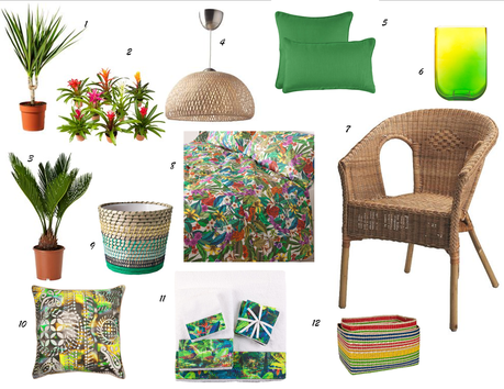 DECORAR CON AMBIENTE TROPICAL + LOOK EN REBAJAS