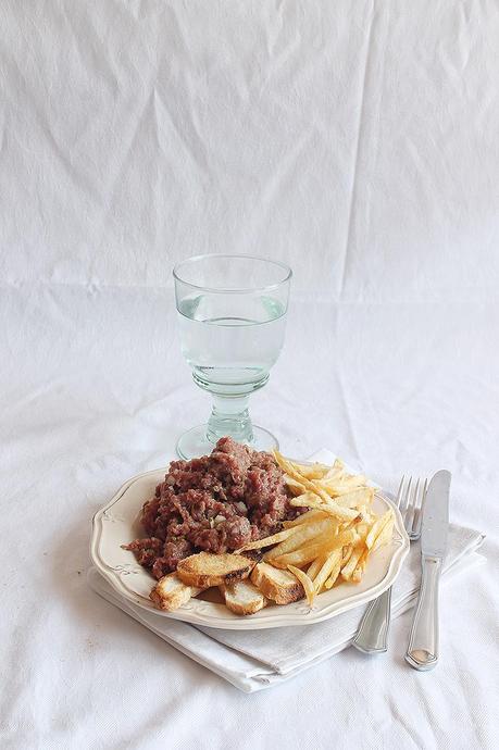 Steak Tartar. Paso a paso.