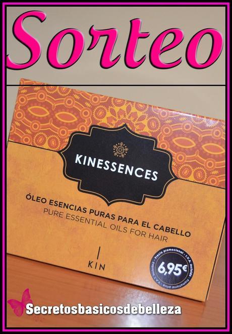 SORTEO ~ Con Kin Cosmetics de su Pack Kinessences ~