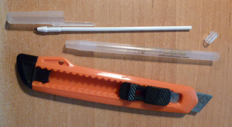 STYLUS CASERO PARA TABLETAS Y TELÉFONOS TÁCTILES.