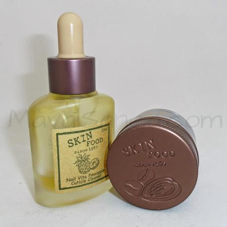 Nail Vita de SKIN FOOD : Cuticle Cleaner y Coffee Almond Nail Scrub