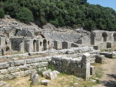 Vista parcial de Butrint, Albania