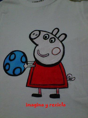 camista peppa pig a mano