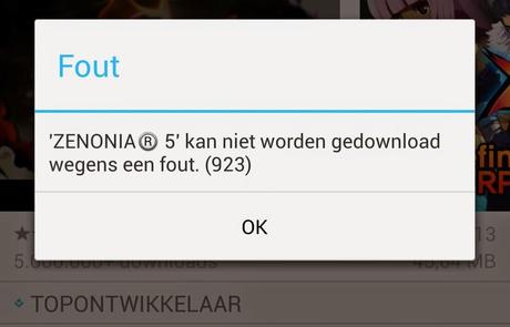 Solucionar errores de Google Play Store