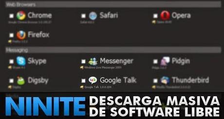 Instalar programas online - Ninite