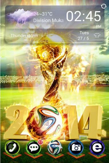 Temas para celulares de Brasil 2014