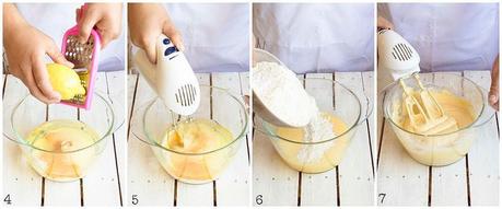 paso a paso bizcochjo de cerezas