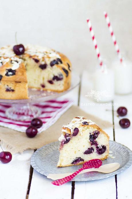 pastel de cerezas