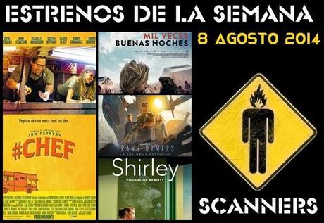 Estrenos de la Semana 8 de Agosto de 2014 por el Podcast Scanners