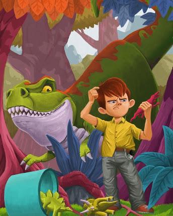 Los dinosaurios en la habitación de Jack Spellman
