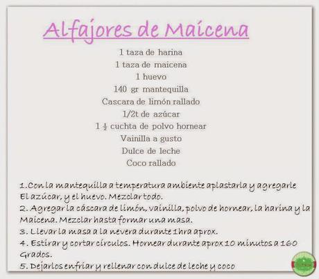 Alfajores de Maicena ( sabor rioplatense)