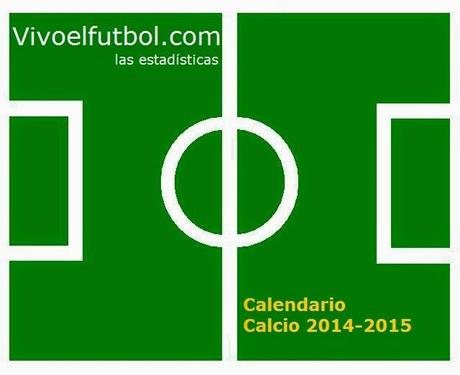 Calendario calcio 2014-2015 Futbol italiano