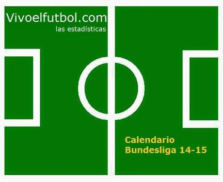 Calendario Bundesliga 2014-2015 Futbol Alemán
