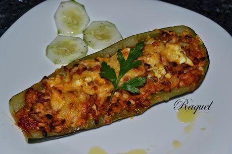 Calabacínes Rellenos de Carne