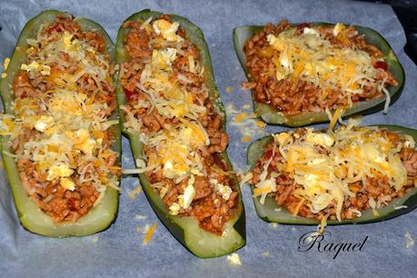 Calabacínes Rellenos de Carne