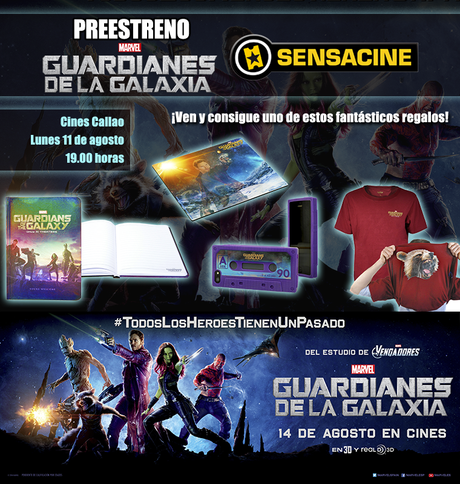 Lista de ganadores de las 5 entradas dobles para la premiere de 'Guardianes de la Galaxia'