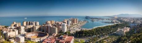 Vista aérea de Málaga por Paolo Trabattoni