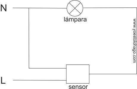 esquema básico sensor de movimiento