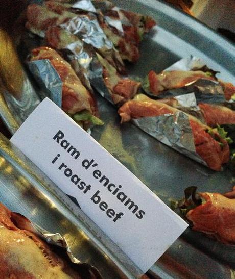 Ramo de lechugas y roastbeef