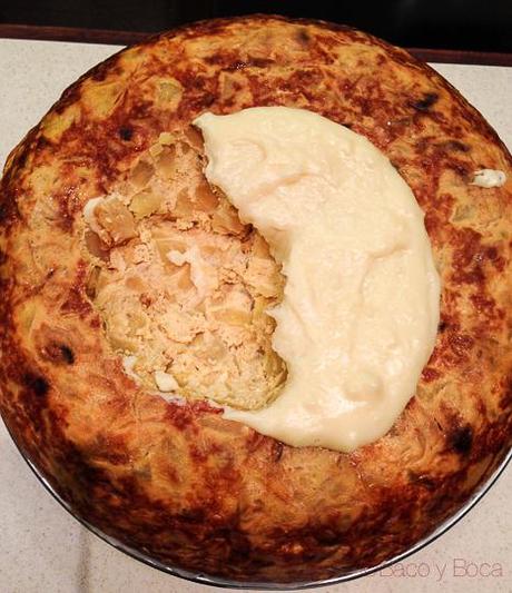 Torilla de patatas con queso