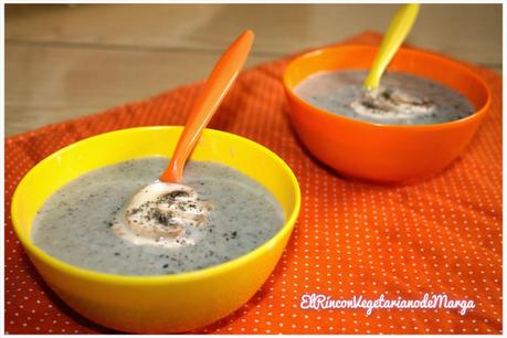 Crema fría de champiñones