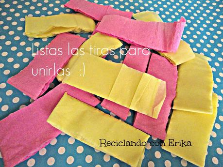 Guirnalda de papel crepe  DIY