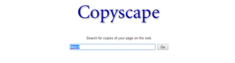 COPYSCAPE: Contra copiones.