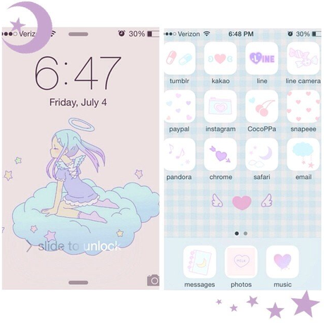 Aplicación para decorar tu smartphone super lindo