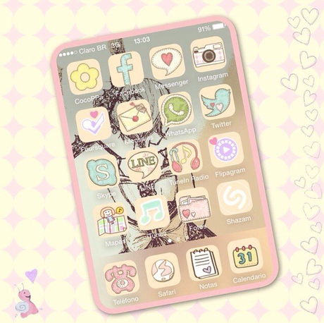 Aplicación para decorar tu smartphone super lindo