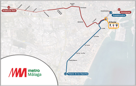 El nuevo metro de Málaga.