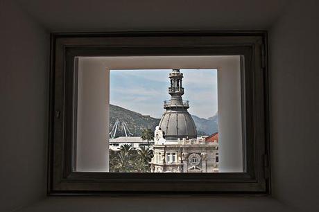 Cartagena, puerto de las culturas Postal en la ventana