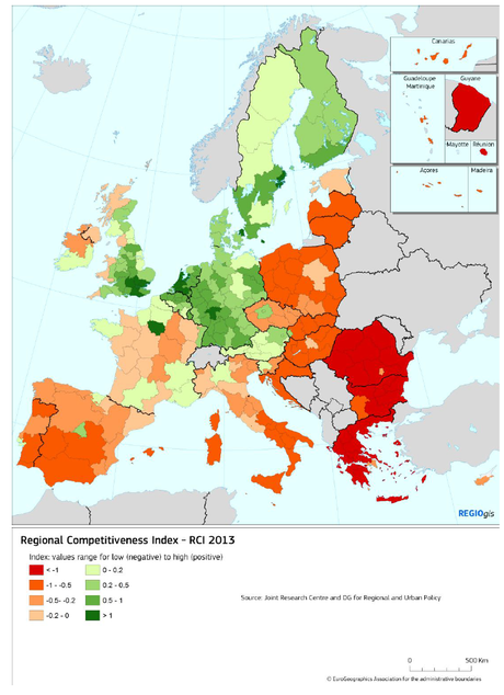 Competitividad Regional en la UE. Índice 2013. 1