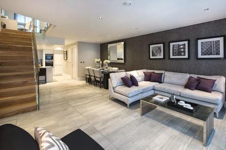 Townhouses Minimalistas en Londres  /  Minimal Style Townhouse in London