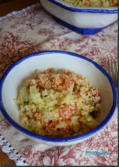 tabule o ensalada de cus cus,racion copia