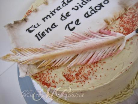 RED VELVET CON GANACHÉ DE CHOCOLATE BLANCO