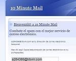 10 minute mail1 Webs que te pueden resultar útiles o entretenidas en alguna ocasión (I)