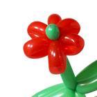 Flor de globos moldeables
