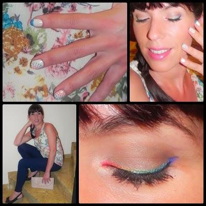 Arcoiris (Look, manicura y outfit)