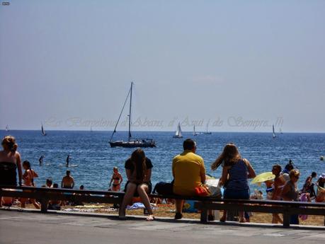 BARCELONA, ANTES Y AHORA EN EL MES DE AGOSTO...10-08-2014...!!!