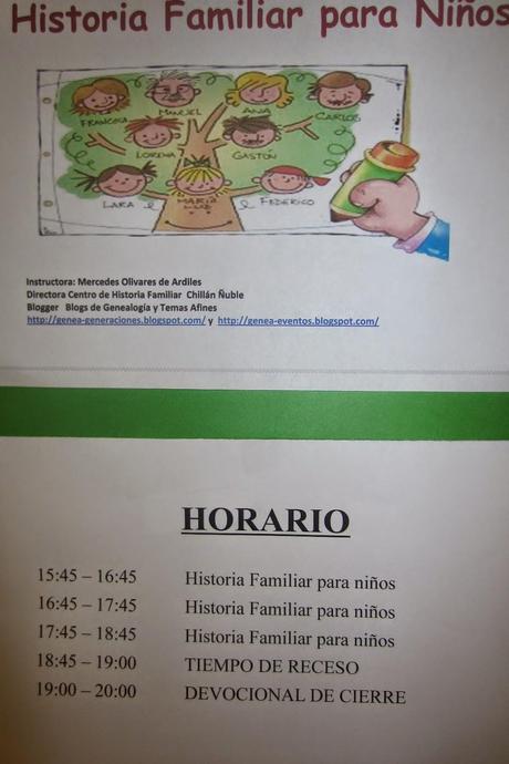 Taller: Cómo enseñar la Historia Familiar y Genealogía a los Niños