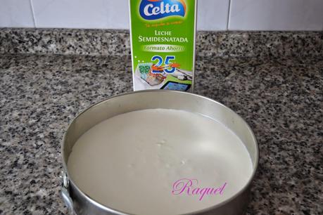 Tarta Fría de Queso y Naranja