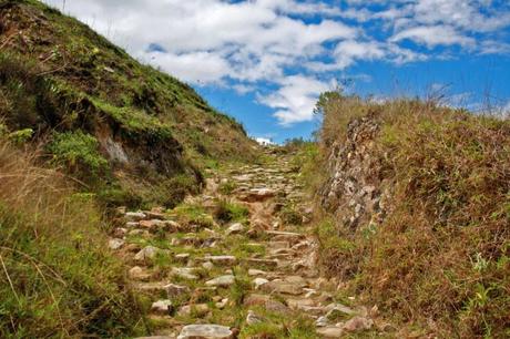 Parte del camino inca desde Chachapoyas a Levanto. Foto: Sara Gordón