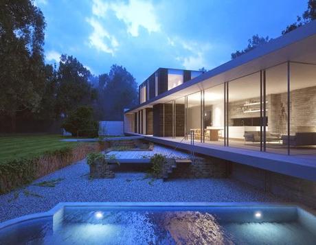 Casa Minimalista en Suffolk  /  Minimal Style House in Suffolk
