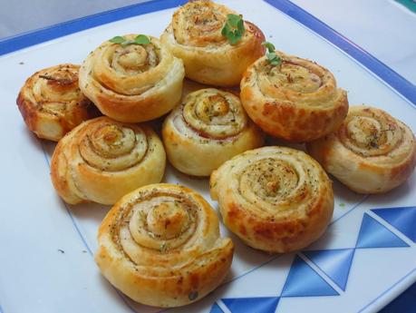 Caracolitas de hojaldre olla GM y tradicional