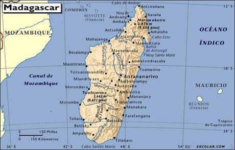 Ubicación geográfica de Madagascar, su clima y más información