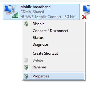Cómo compartir internet por cable o por wifi adaptador-propiedades