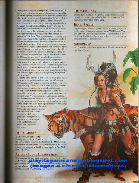 Primeras imagenes del Player's Handbook de D&D 5ª