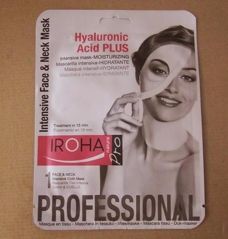 “Hyaluronic Acid Plus” – nueva mascarilla intensiva para cara y cuello de IROHA PRO