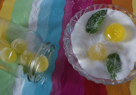 Gominolas caseras de mojito Gominolas caseras de mojito