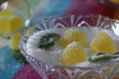 Gominolas caseras de mojito Gominolas caseras de mojito